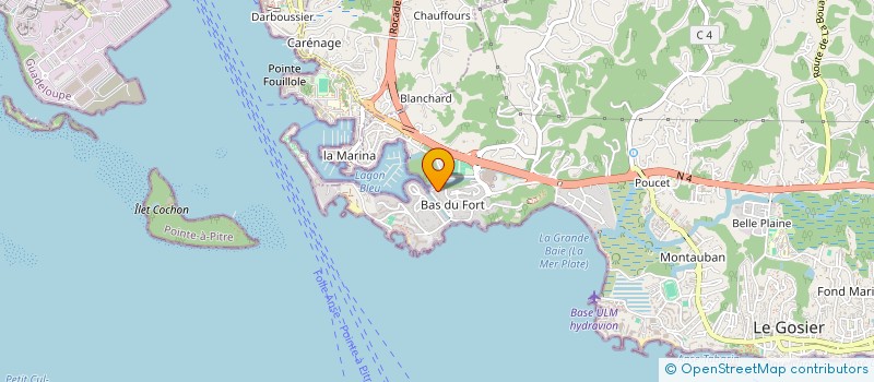 localisation de l'entreprise MONSIEUR ANDY NESTOR  LE GOSIER