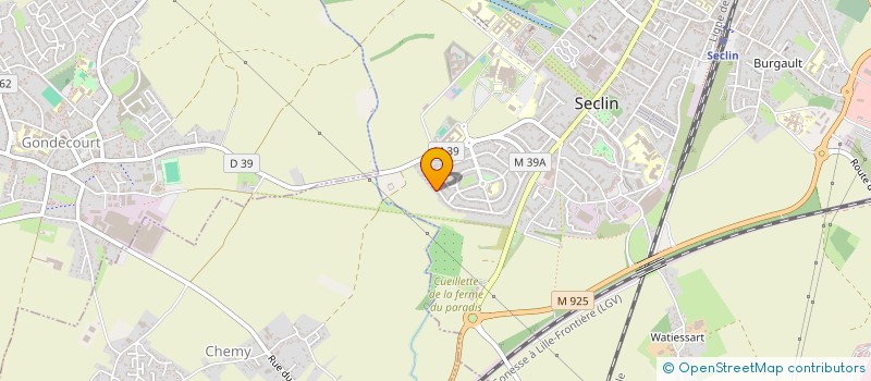 localisation de l'entreprise MONSIEUR ANDY NICOLAS  SECLIN