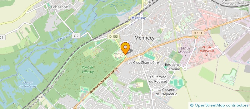 localisation de l'entreprise MONSIEUR ANDY PATOUILLOT à MENNECY