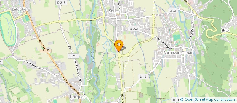 localisation de l'entreprise MONSIEUR ANDY PATURAUD  SOUES