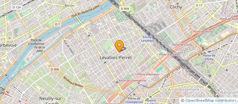 localisation de l'entreprise MONSIEUR ANDY PEREZ à LEVALLOIS-PERRET
