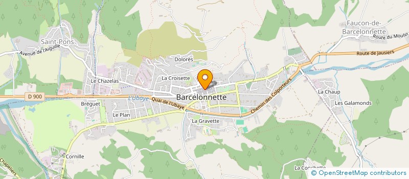 localisation de l'entreprise MONSIEUR ANDY PERGHER à BARCELONNETTE