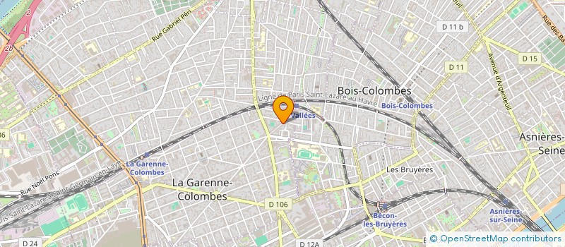 localisation de l'entreprise MONSIEUR ANDY RALISON à LA GARENNE-COLOMBES