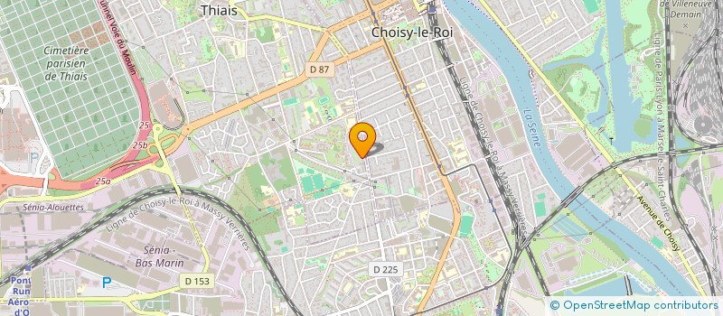 localisation de l'entreprise MONSIEUR ANDY RAMPERSAN  THIAIS