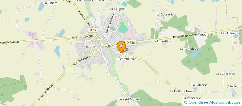 localisation de l'entreprise MONSIEUR ANDY RANNOU  BEAUPREAU-EN-MAUGES