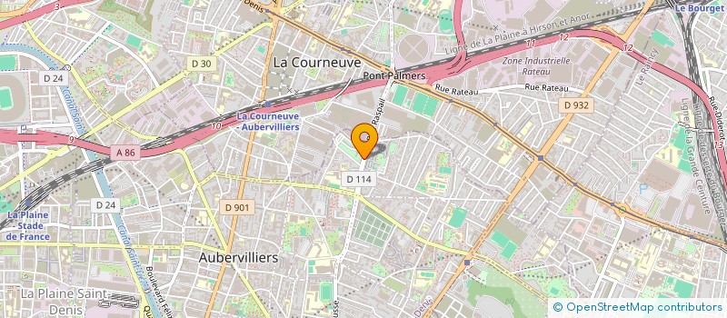 localisation de l'entreprise MONSIEUR ANDY RAZAFINDRAMBOA  AUBERVILLIERS