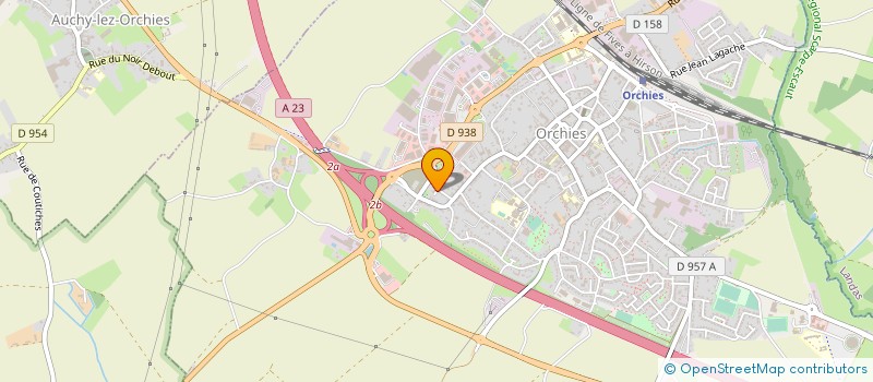 localisation de l'entreprise MONSIEUR ANDY REGNIER  ORCHIES