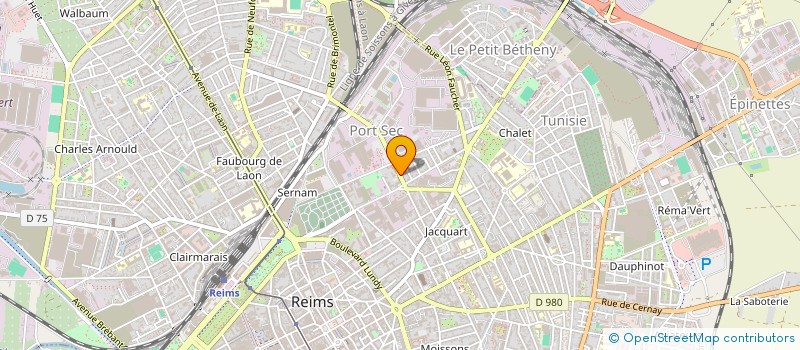 localisation de l'entreprise MONSIEUR ANDY SAUVAGE  REIMS