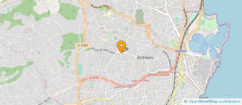 localisation de l'entreprise MONSIEUR ANDY SENEZ à ANTIBES