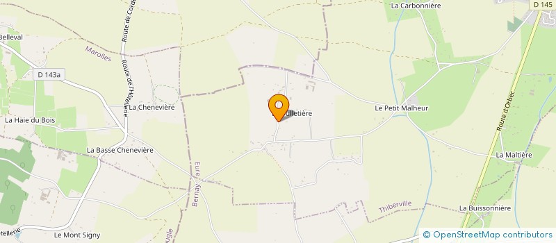 localisation de l'entreprise MONSIEUR ANDY SIMON  THIBERVILLE