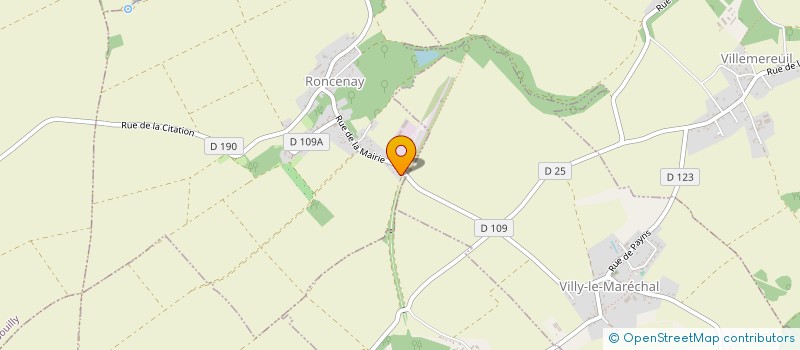 localisation de l'entreprise MONSIEUR ANDY STIAK  RONCENAY