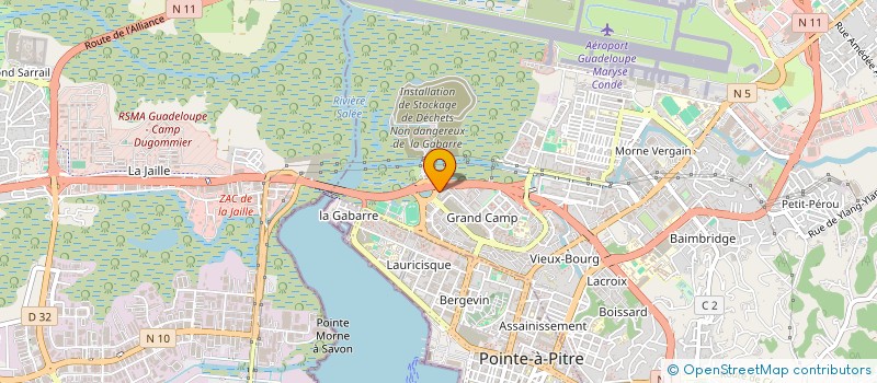 localisation de l'entreprise MONSIEUR ANDY THIANT  LES ABYMES