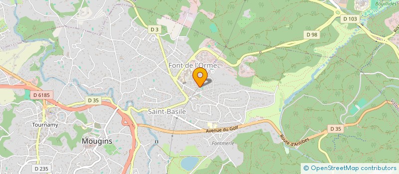 localisation de l'entreprise MONSIEUR ANDY TURNER à MOUGINS