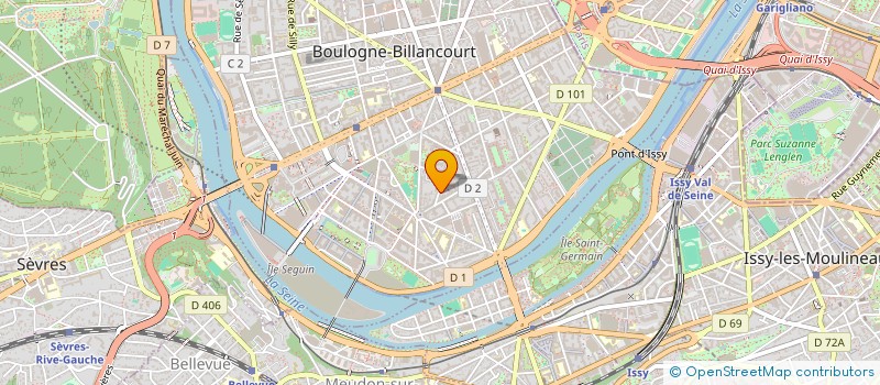 localisation de l'entreprise MONSIEUR ANDY VELNOM  BOULOGNE-BILLANCOURT