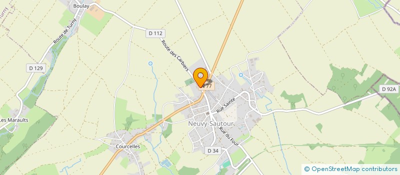 localisation de l'entreprise MONSIEUR ANDY VERMILLET  NEUVY-SAUTOUR