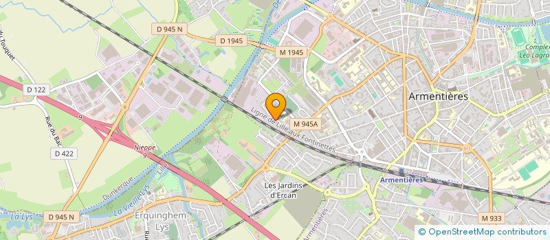 localisation de l'entreprise MONSIEUR ANDY WERNER  ARMENTIERES