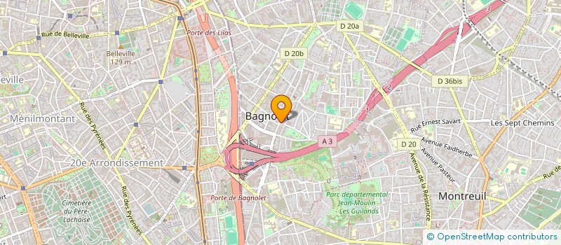 localisation de l'entreprise MONSIEUR ANDY ZAGHDOUN à BAGNOLET