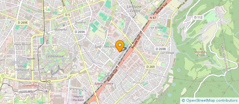 localisation de l'entreprise MONSIEUR ANEL DEMIROVSKI  SAINT-MARTIN-D'HERES