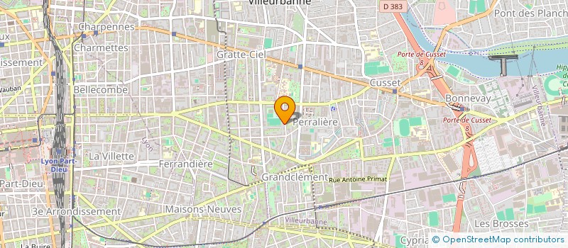 localisation de l'entreprise MONSIEUR ANELI ATTOUMANE  VILLEURBANNE