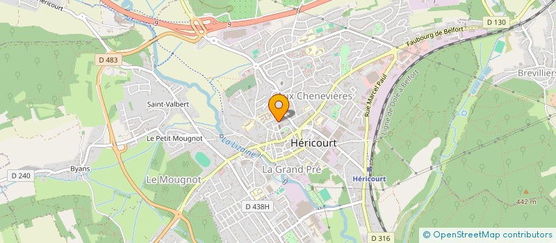 localisation de l'entreprise MONSIEUR ANELIO BALBINOT  CHALONVILLARS