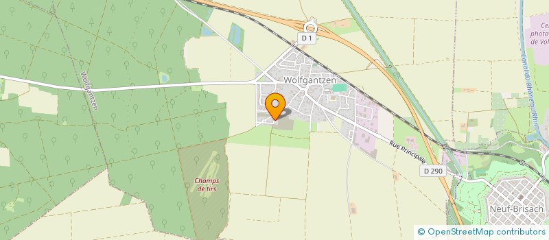 localisation de l'entreprise MONSIEUR ANELLO VENTURINI  WECKOLSHEIM