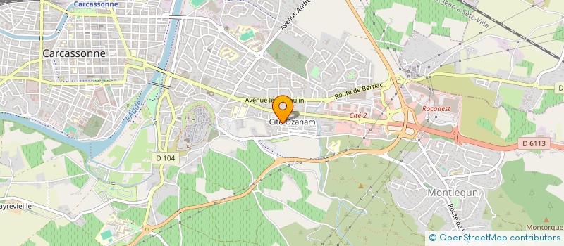 localisation de l'entreprise MONSIEUR ANES BOUJAADA  CARCASSONNE