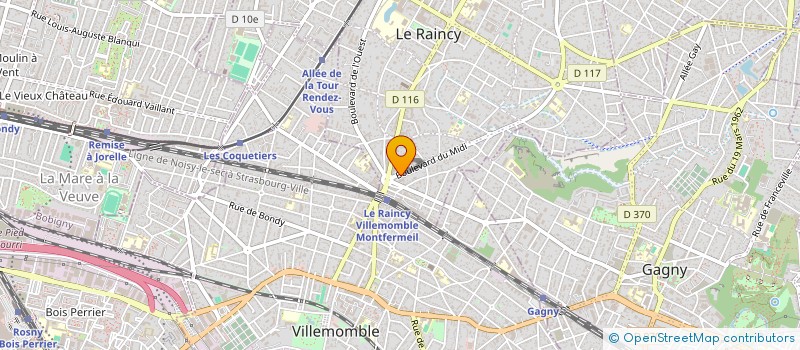 localisation de l'entreprise MONSIEUR ANES BOULANOUAR à LE RAINCY