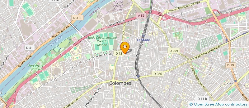 localisation de l'entreprise MONSIEUR ANES GUEDOUAR à COLOMBES