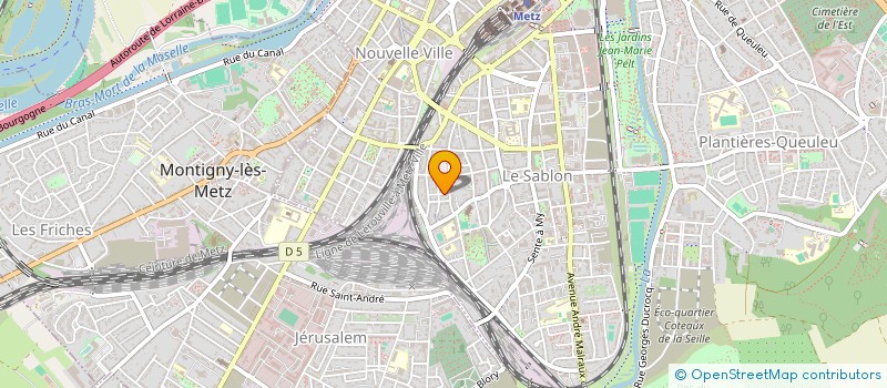 localisation de l'entreprise MONSIEUR ANES ISSAD  METZ