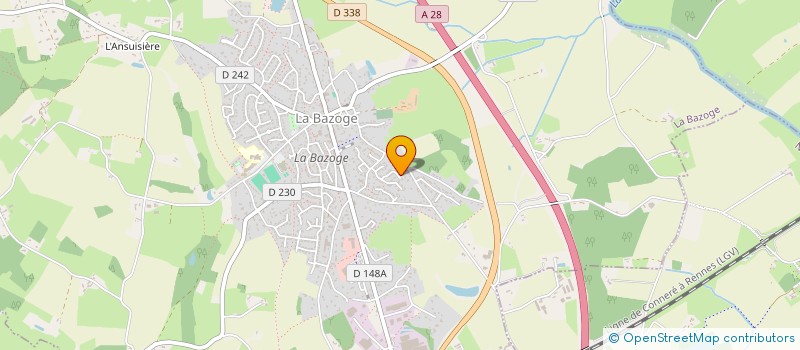 localisation de l'entreprise MONSIEUR ANES KALLAY  LA BAZOGE