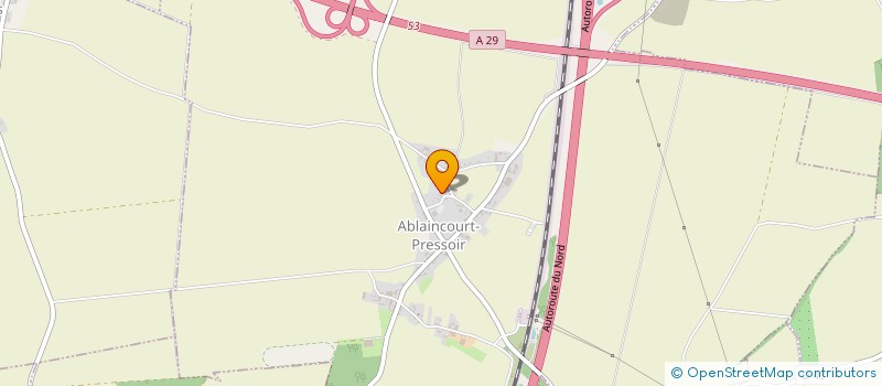 localisation de l'entreprise MONSIEUR ANES LETREUCH BELAROUCI  ABLAINCOURT-PRESSOIR