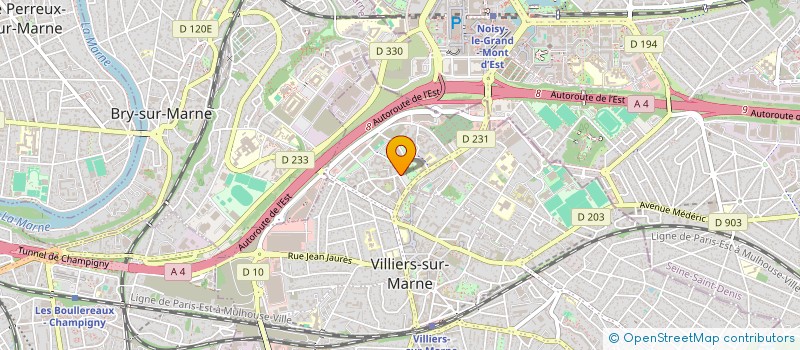 localisation de l'entreprise MONSIEUR ANES MEHIMDA à VILLIERS-SUR-MARNE