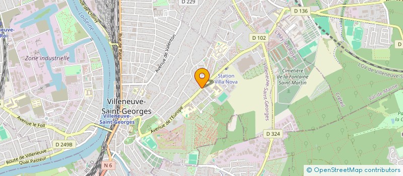 localisation de l'entreprise MONSIEUR ANES MERIMI à VILLENEUVE-SAINT-GEORGES