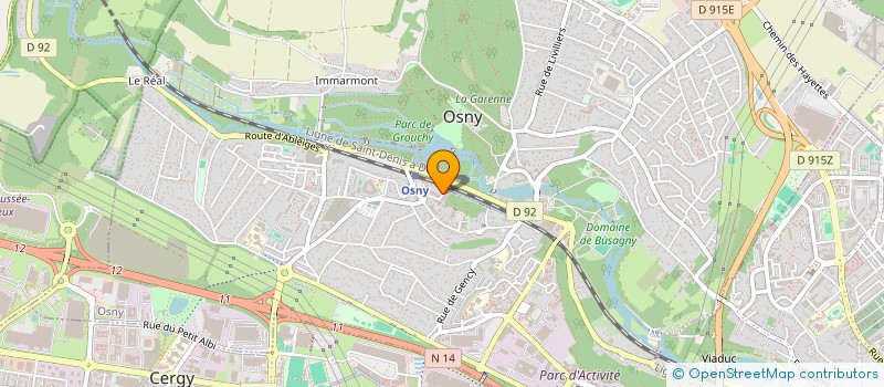 localisation de l'entreprise MONSIEUR ANES OUADRIA  OSNY