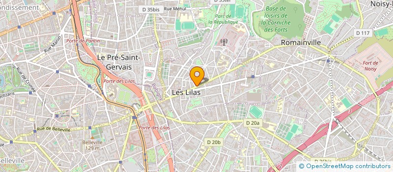 localisation de l'entreprise MONSIEUR ANES RAZI à LES LILAS