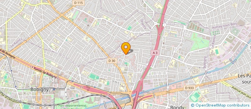 localisation de l'entreprise MONSIEUR ANES SKENDEROVIC  BOBIGNY