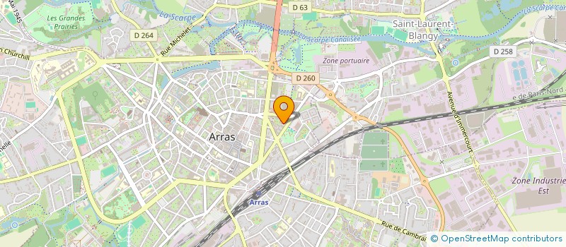 localisation de l'entreprise MONSIEUR ANESS BOUTIBA à ARRAS