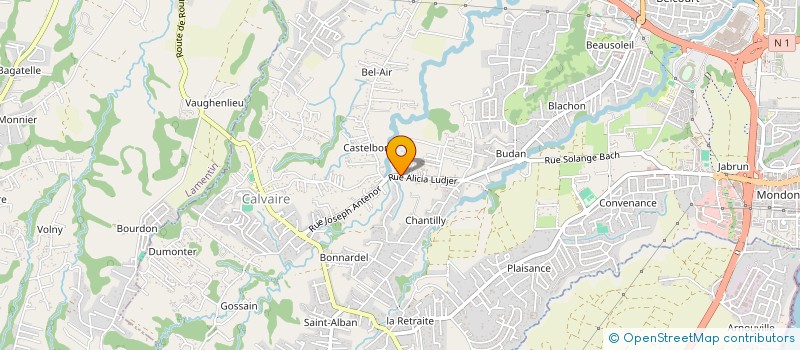 localisation de l'entreprise MONSIEUR ANESS GARRUSH  BAIE-MAHAULT