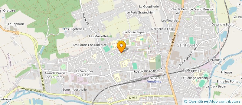 localisation de l'entreprise MONSIEUR ANESS HAMMAD  VENDOME