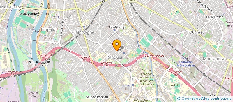 localisation de l'entreprise MONSIEUR ANEVAR KOUMAR  TOULOUSE