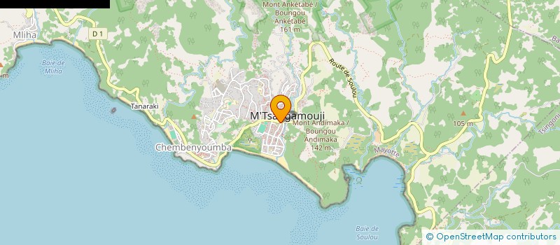 localisation de l'entreprise MONSIEUR ANFANI COMBO à M'TSANGAMOUJI