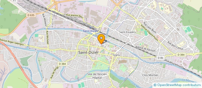 localisation de l'entreprise MONSIEUR ANGAMAN AGNINI à SAINT-DIZIER