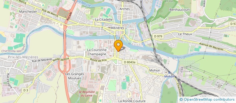 localisation de l'entreprise MONSIEUR ANGAO KONG  CHARLEVILLE-MEZIERES