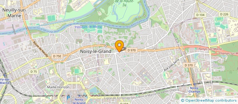 localisation de l'entreprise MONSIEUR ANGE-ADRIEN KAMGAN NGAMESSI  NOISY-LE-GRAND