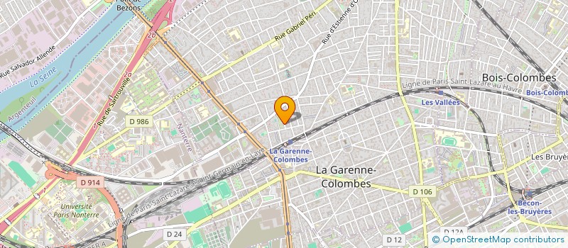 localisation de l'entreprise MONSIEUR ANGE ARTAZ à COLOMBES