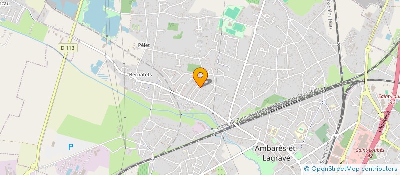 localisation de l'entreprise MONSIEUR ANGE BACHIRI  AMBARES-ET-LAGRAVE