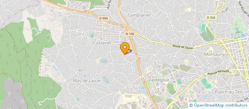 localisation de l'entreprise MONSIEUR ANGE BELGODERE  NIMES