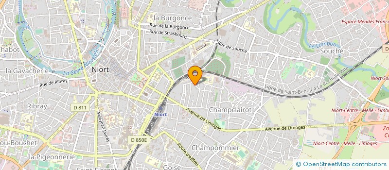 localisation de l'entreprise MONSIEUR ANGE BERANGER DIMALA à NIORT