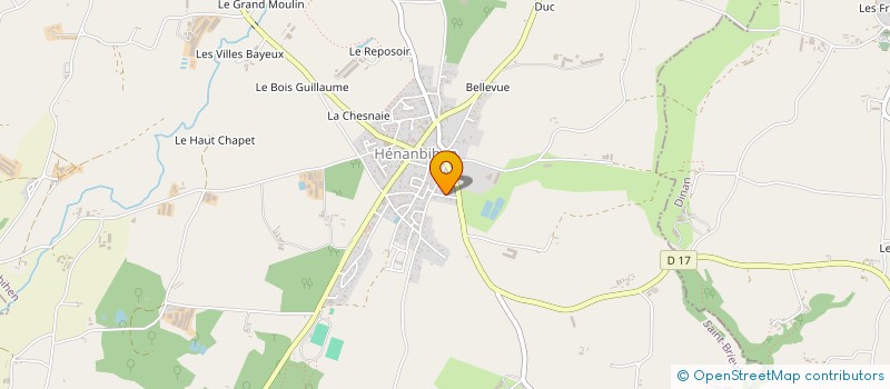 localisation de l'entreprise MONSIEUR ANGE BESNARD à HENANBIHEN