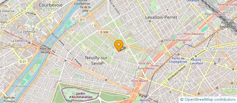 localisation de l'entreprise MONSIEUR ANGE BIOND à NEUILLY-SUR-SEINE